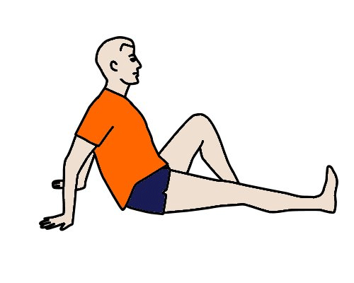 Lift leg up for 6 seconds